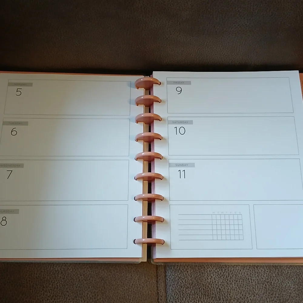 Pen + Gear 12 month disc-bound planner 2024 to 2025